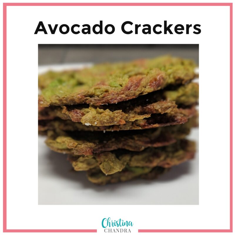 Avocado Crackers by christinachandra.com