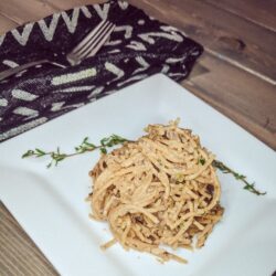 creamy spaghettini with meat_christinachandra.com